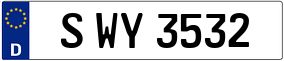 Truck License Plate